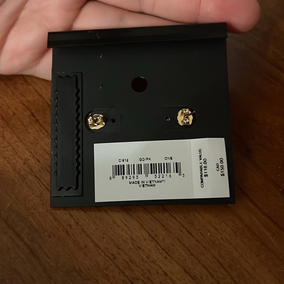 Coach Outlet Signature Butterfly Drop Earrings - Pink - Picture 3 of 4